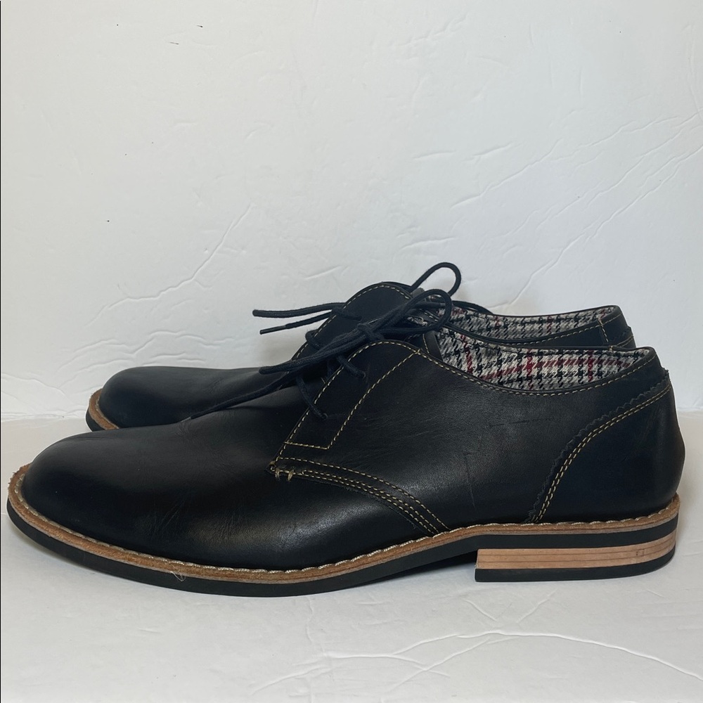 Original Penguin ‘Waylon’ Black Leather Lace Up Oxford Dress Shoes Men's Size 11